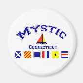 Mystic, CT Magneet (Voorkant)