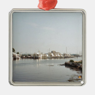 Mystic, CT Metalen Ornament