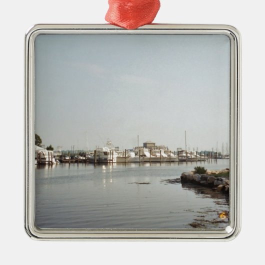 Mystic, CT Metalen Ornament (Voorkant)