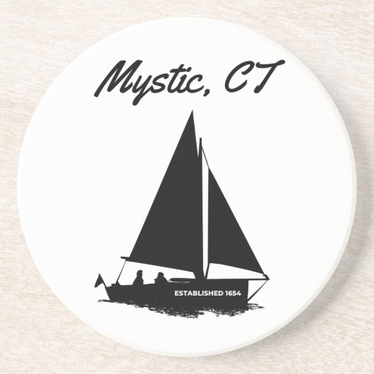 Mystic CT Zandsteen Onderzetter (Voorkant)