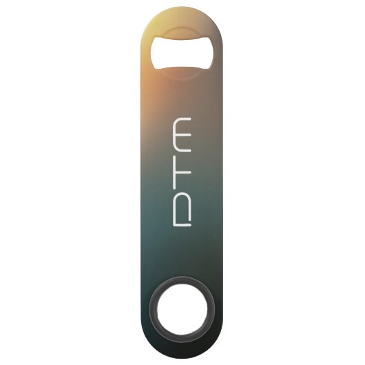 Mystic Custom Monogram Flesopener Speed Flessenopener (Achterkant)