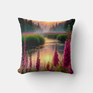 “Mystic Dawn River” Kussen