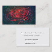 Mystic Deep Red Rose Gothic Visitekaartjes (Voorkant / Achterkant)