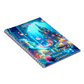 Mystic Depths – Chibi Zeemeermin & Glowing Garden Notitieboek (Rechterzijde)