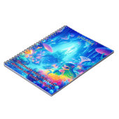 Mystic Depths – Chibi Zeemeermin & Glowing Garden Notitieboek (Linkerzijde)