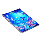 Mystic Depths – Chibi Zeemeermin & Glowing Garden Notitieboek (Rechterzijde)