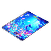 Mystic Depths – Chibi Zeemeermin & Glowing Garden Notitieboek (Linkerzijde)