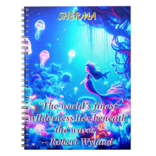 Mystic Depths – Chibi Zeemeermin & Glowing Garden Notitieboek