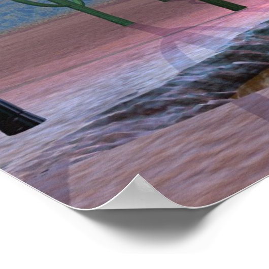 Mystic Desert Night Poster (Hoek)