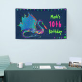 Mystic Dragon in Kaleidoscope Collectie Birthday Spandoek (Beurs)