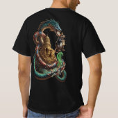 Mystic Dragon & Temple T-Shirt – Bold Fantasy Art (Achterkant)