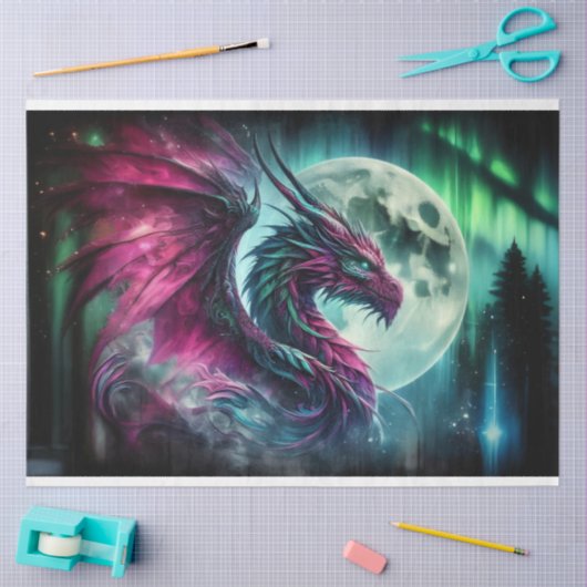 Mystic Dragon Tissuepapier (Craft)