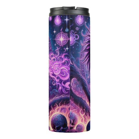 Mystic Dragon's Fiery Breath Thermosbeker (Achterkant)