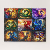 Mystic Dragons Puzzle Legpuzzel (Horizontaal)