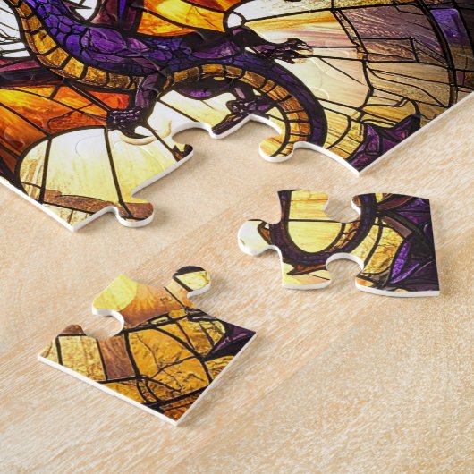 Mystic Dragons Puzzle Legpuzzel (Zijkant)