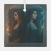Mystic Duality Glas Ornament (Voorkant)