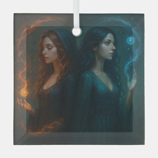 Mystic Duality Glas Ornament (Voorkant)