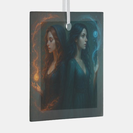 Mystic Duality Glas Ornament (Voorkant Rechts)