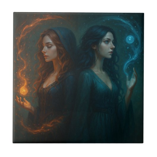 Mystic Duality Tegeltje (Voorkant)