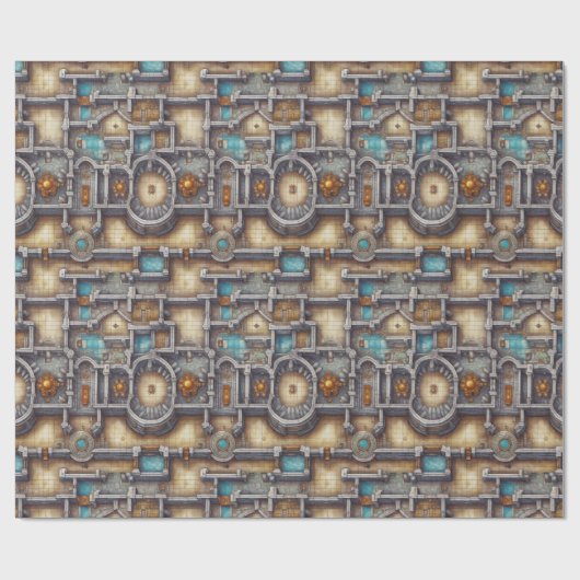 Mystic Dungeon Delve inpakpapier (Vlak)