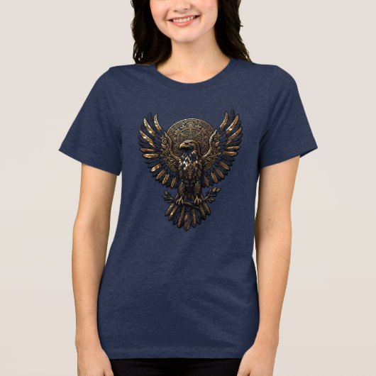 Mystic Eagle Tri-Blend Shirt (Voorkant)