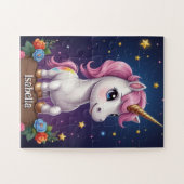 Mystic Eenhoorn Midnight Gepersonaliseerd Legpuzzel (Horizontaal)