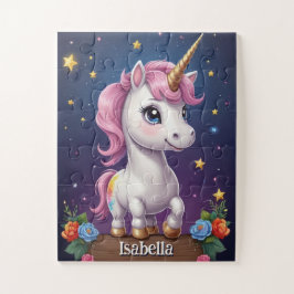 Mystic Eenhoorn Midnight Gepersonaliseerd Legpuzzel