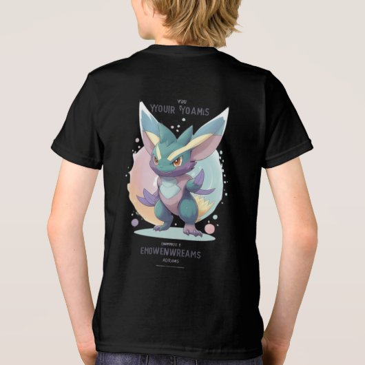 Mystic Eevee Evolution Tri-Blend Shirt (Achterkant)