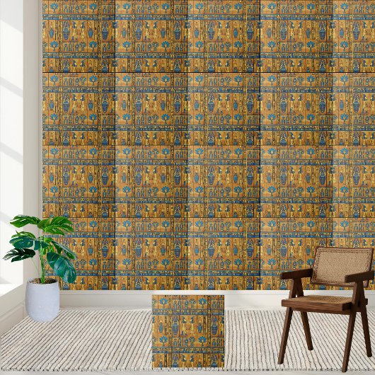 Mystic Egyptian Hieroglyphs Home Accent Tegel Tegeltje