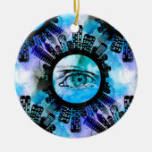 Mystic Elegance in de hedendaagse stijl van de sta Keramisch Ornament (Voorkant)