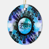 Mystic Elegance in de hedendaagse stijl van de sta Keramisch Ornament (Links)