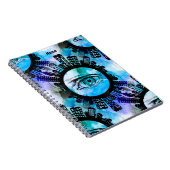 Mystic Elegance in de hedendaagse stijl van de sta Notitieboek (Rechterzijde)