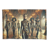 Mystic Elegance – Luxe Fantasy Kussensloop (Voorkant)