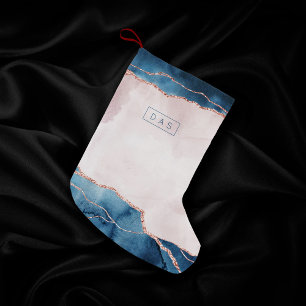 Mystic Elegance   Monogram Blauwgroen Blush Pink A Kleine Kerstsok