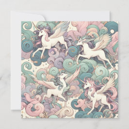 Mystic Elegance: Pastel Kirin fluistert Kaart