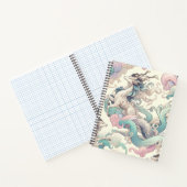 Mystic Elegance: Pastel Kirin fluistert Notitieboek (Binnen)