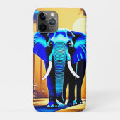 Mystic Elephant: Sunset Forest-reis Case-Mate iPhone Case (Achterkant)