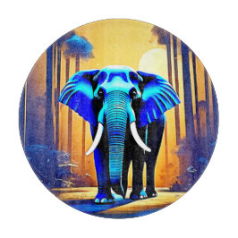 Mystic Elephant: Sunset Forest-reis Snijplank