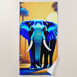 Mystic Elephant: Sunset Forest-reis Strandlaken