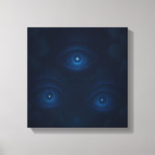 Mystic Energy Eyes Canvas Wall Art (Voorkant)