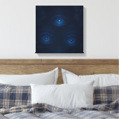 Mystic Energy Eyes Canvas Wall Art Afdruk (Insitu (Slaapkamer))