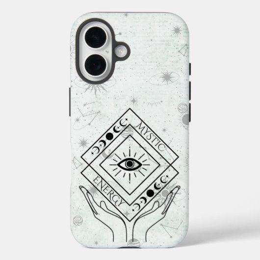 Mystic Energy Minimalist – Esoteric Boho Celestial Case-Mate iPhone Case (Achterkant)