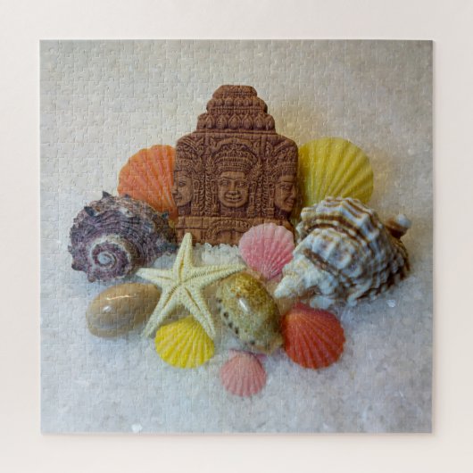 Mystic Energy Zeeschelpen en Zeestervis Legpuzzel (Verticaal)