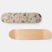 Mystic Esoteric Pink Evil Hand Potion beige Persoonlijk Skateboard (Horizontaal)