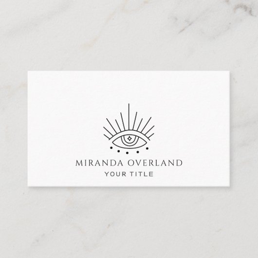 Mystic Eye Logo Visitekaartje (Voorkant)