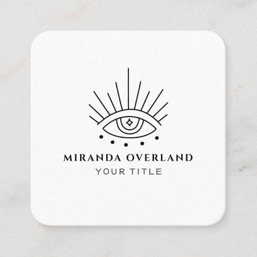 Mystic Eye Logo Visitekaartje (Voorkant)