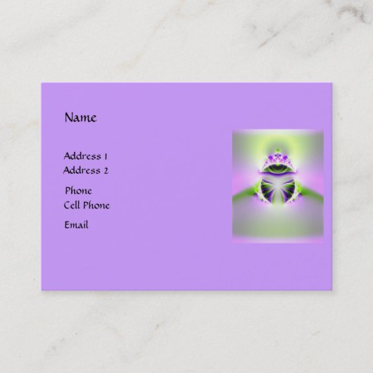 Mystic Eye Visitekaartje (Voorkant)