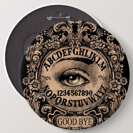 Mystic Eye Witch Board Ronde Button 6,0 Cm (Voorkant /achterkant)