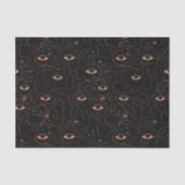 Mystic Eyes & Floral Faces Tissue Paper Tissuepapier (Voorkant)