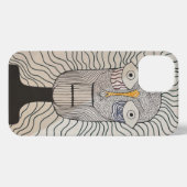 Mystic Face Design - Artistieke iPhone Hoesje iPhone 13 Hoesje (Achterkant horizontaal)